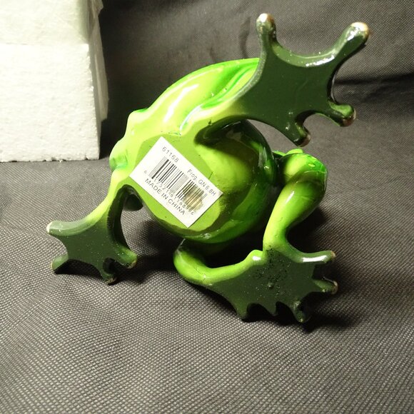 Ceramic Green Frog NIB - Picture 7 of 7